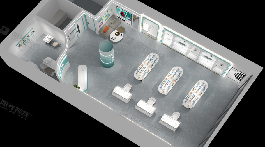 爱暮眼镜店装修效果图